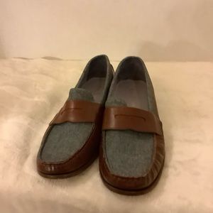 Cole Haan brown & denim size 9